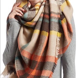 Scarf Orange plaid 🧣